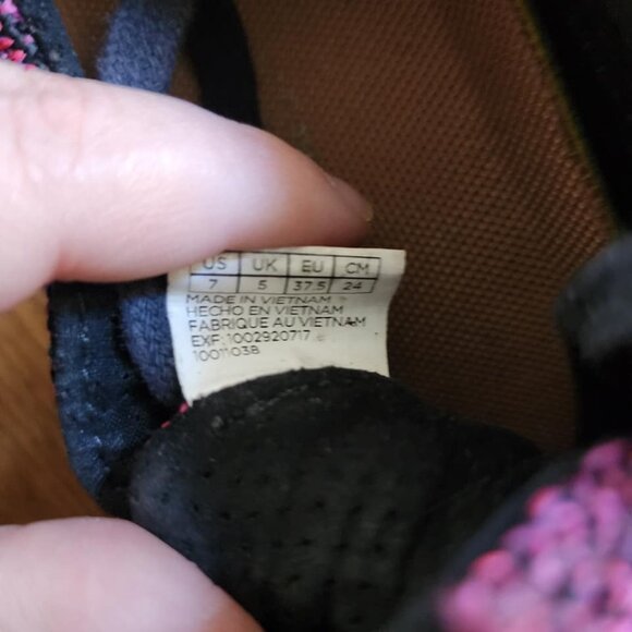 Toms Women's Del Rey Knit Fashion Sneakers Black Plum Purple Size 7 - Picture 7 of 8